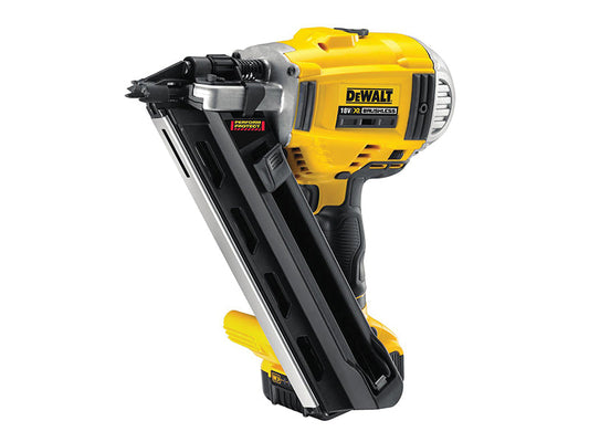 DCN692P2 Cordless XR 2-Speed First Fix Nailer 90mm 18V 2 x 5.0Ah Li-ion, DEWALT