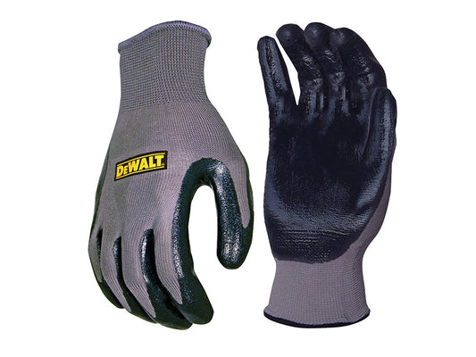 Nitrile Nylon Gloves - Large, DEWALT