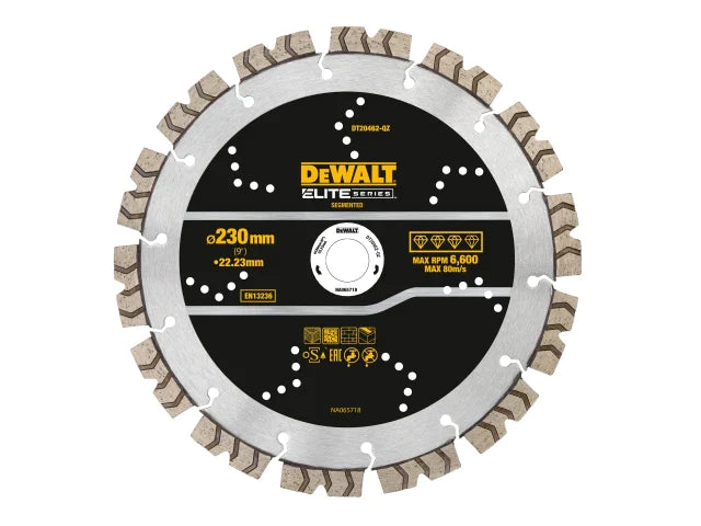 ELITE SERIES™ All Purpose Diamond Segmented Wheel 230 x 22.2mm, DEWALT