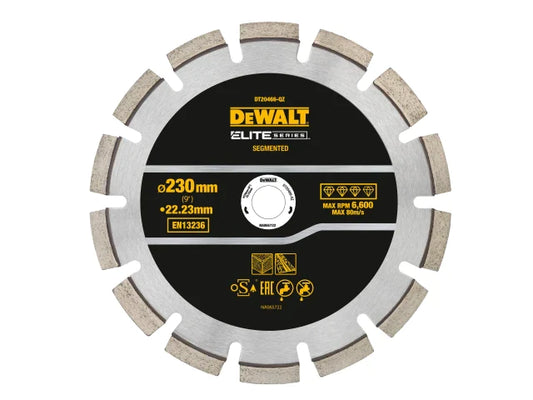 ELITE SERIES™ Asphalt Diamond Segmented Wheel 230 x 22.23mm, DEWALT