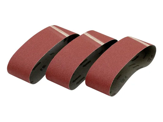 Sanding Belt 533 x 75mm 80G Pack of 3, DEWALT