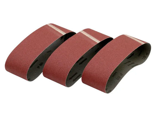 Sanding Belt 533 x 75mm 120G Pack of 3, DEWALT