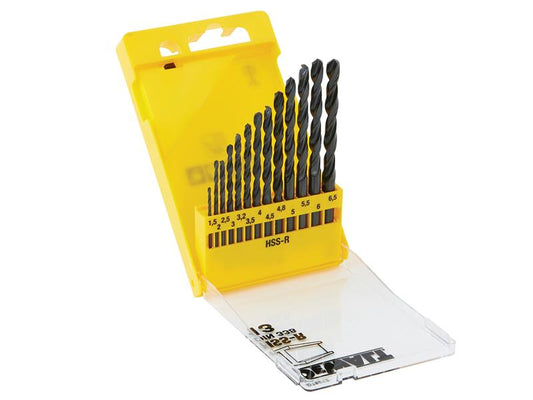 DT5912 HSS Jobber Drill Bit Set, 13 Piece, DEWALT