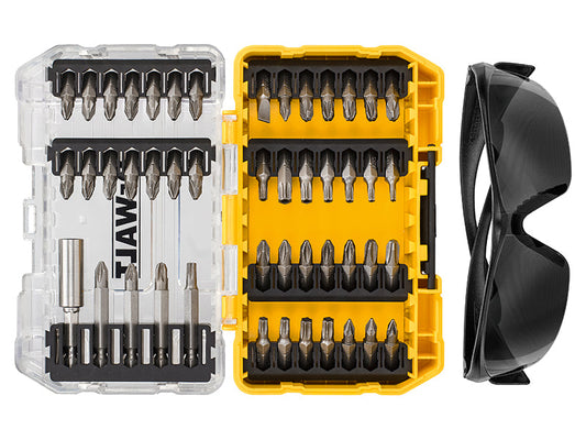 DT70703 Screwdriving Set, 47 Piece + Safety Glasses, DEWALT