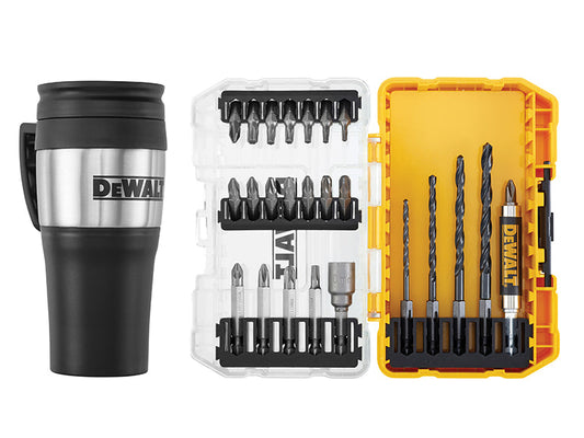 DT70707 Drill Drive Set, 25 Piece + Mug, DEWALT