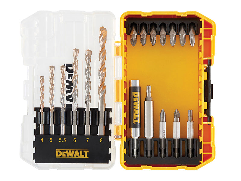 DT70712 Extreme Masonry Drill Drive Set, 19 Piece, DEWALT