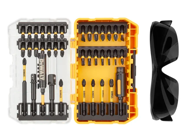 DT70740T FlexTorq Bit Set, 38 Piece + Safety Glasses, DEWALT