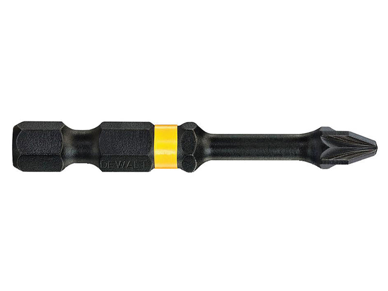 Extreme Impact Torsion Bits PZ2 x 50mm (Pack 5), DEWALT