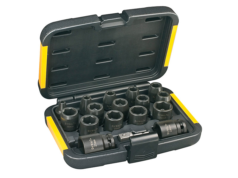 DT7506 Impact Socket Set, 17 Piece, DEWALT