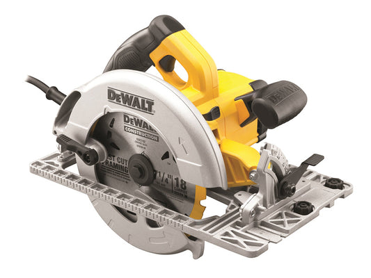 DWE576K Precision Circular Saw & Track Base 190mm 1600W 240V, DEWALT