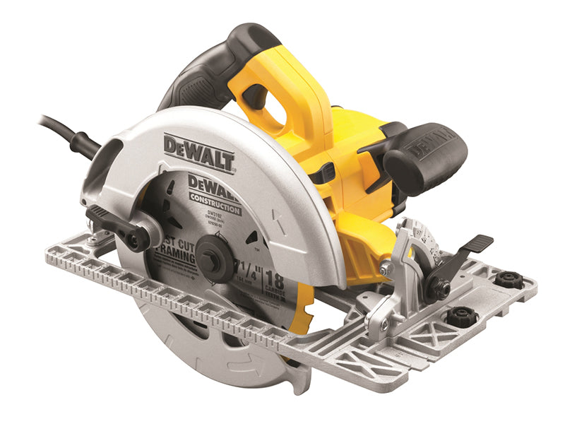 DWE576KL Precision Circular Saw & Track Base 190mm 1600W 110V, DEWALT