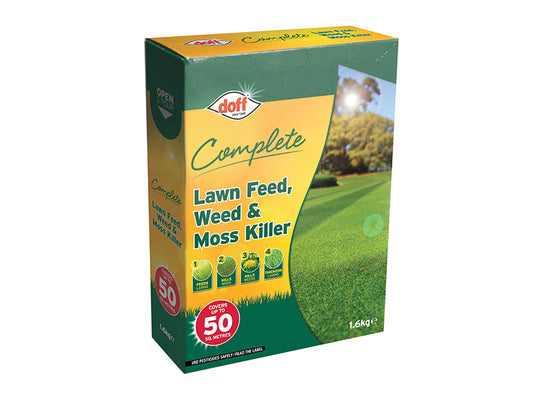 Complete Lawn Feed, Weed & Moss Killer 1.6kg, DOFF