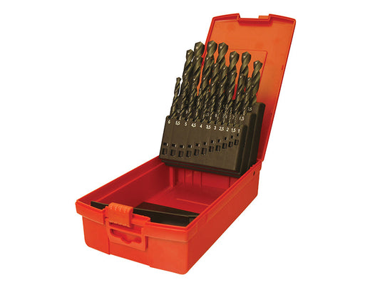 A190 No.202 Metric HSS Drill Set of 51 1.0-6.0 x 0.1mm, Dormer