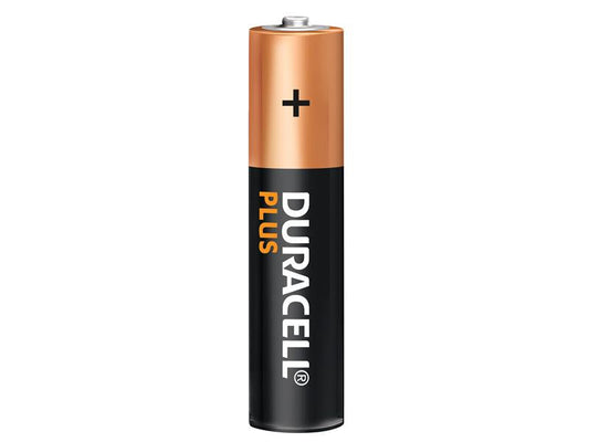 AAA Cell Plus Power RO3A/LR0 Batteries (Pack 4), Duracell