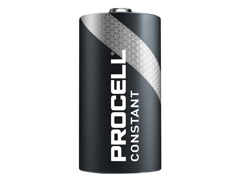 D Cell PROCELL® Alkaline Constant Power Industrial Batteries (Pack 10), Duracell