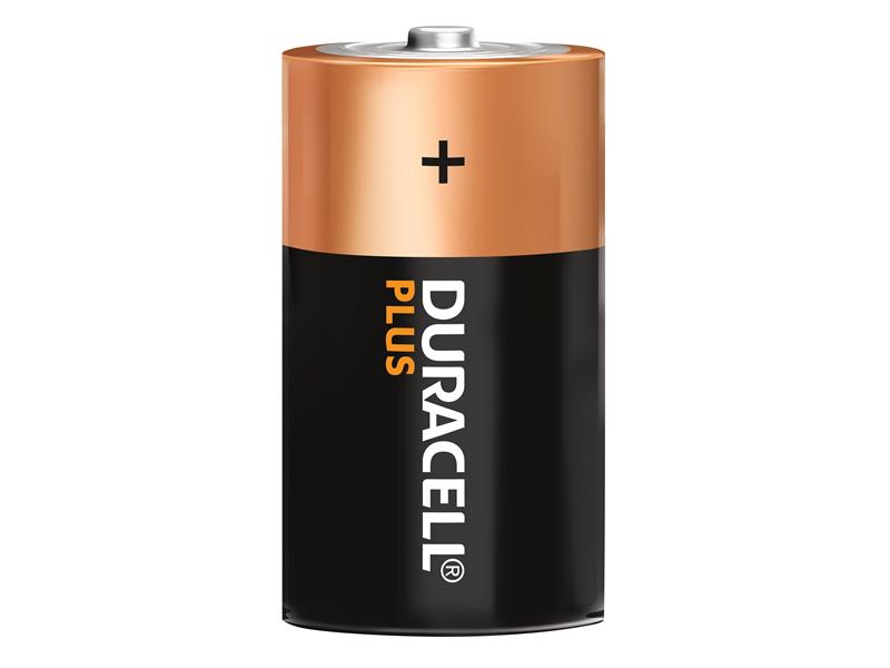 D Cell Plus Power LR20/HP2 Batteries (Pack 2), Duracell