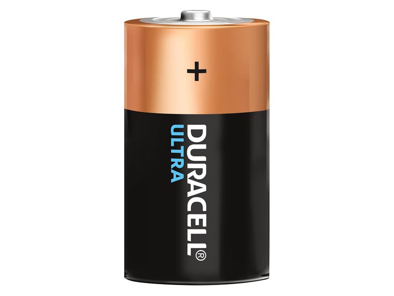 D Cell Ultra Power Batteries (Pack 2), Duracell