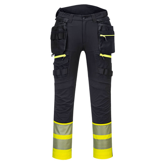 DX4 Hi-Vis Detachable Holster Pocket Class 1 Trousers, Morgans PW