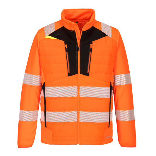 DX4 Hi-Vis Hybrid Baffle Jacket, Morgans PW