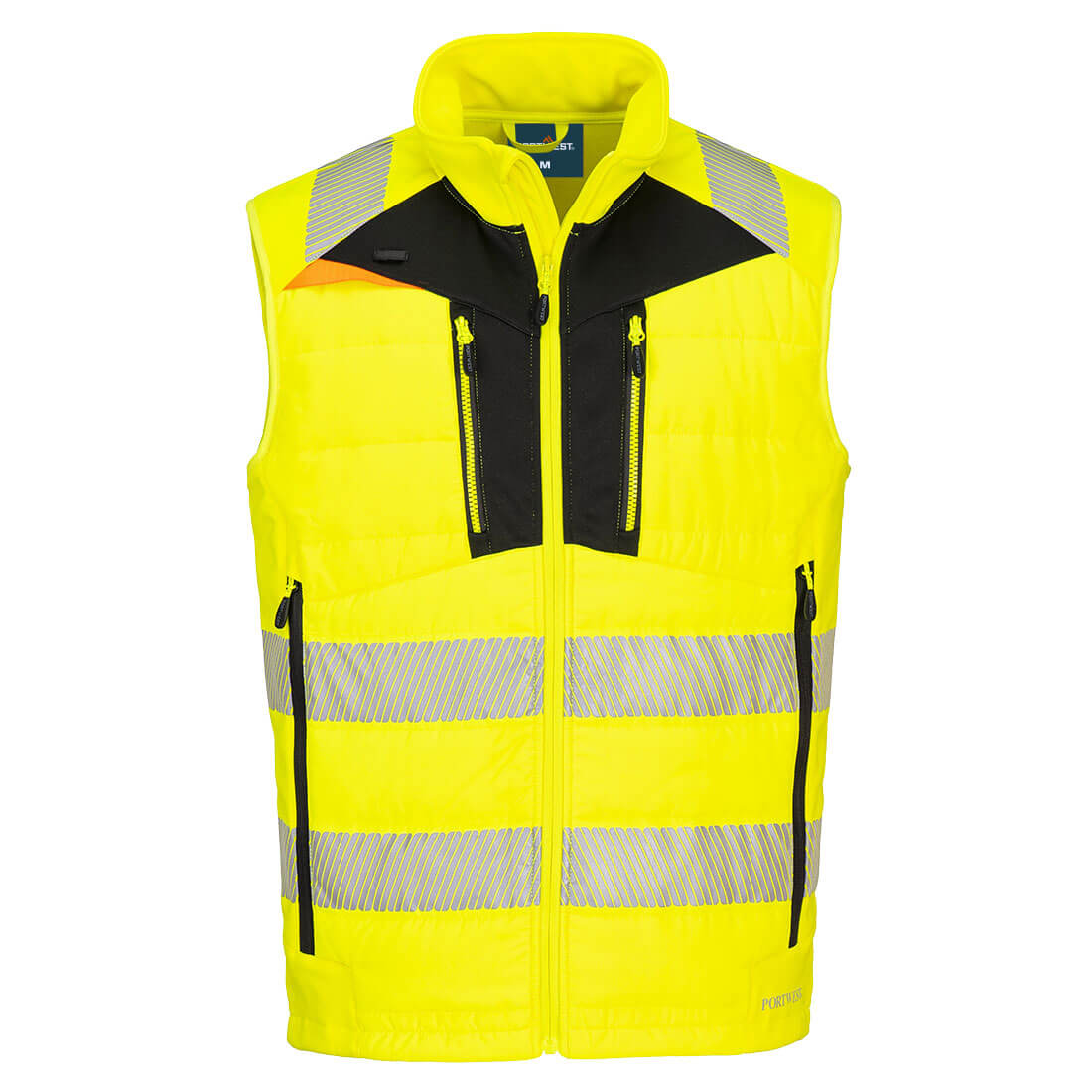 DX4 Hi-Vis Hybrid Baffle Bodywarmer, Morgans PW