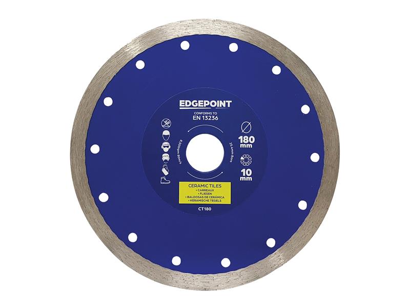 CT180 Tile Cutting Diamond Blade 180mm, EdgePoint