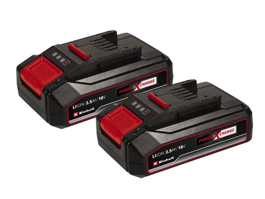 Power X-Change Battery Twin Pack 18V 2.5Ah Li-ion, Einhell