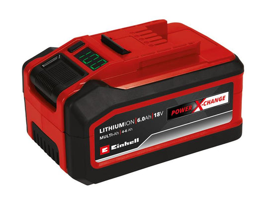 Power X-Change Multi-Ah Battery 18V 4-6Ah Li-ion, Einhell