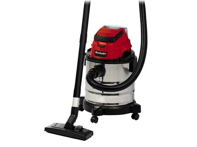 TC-VC 18/20 Li S-Solo Wet & Dry Vacuum Cleaner 20 litre 18V Bare Unit, Einhell