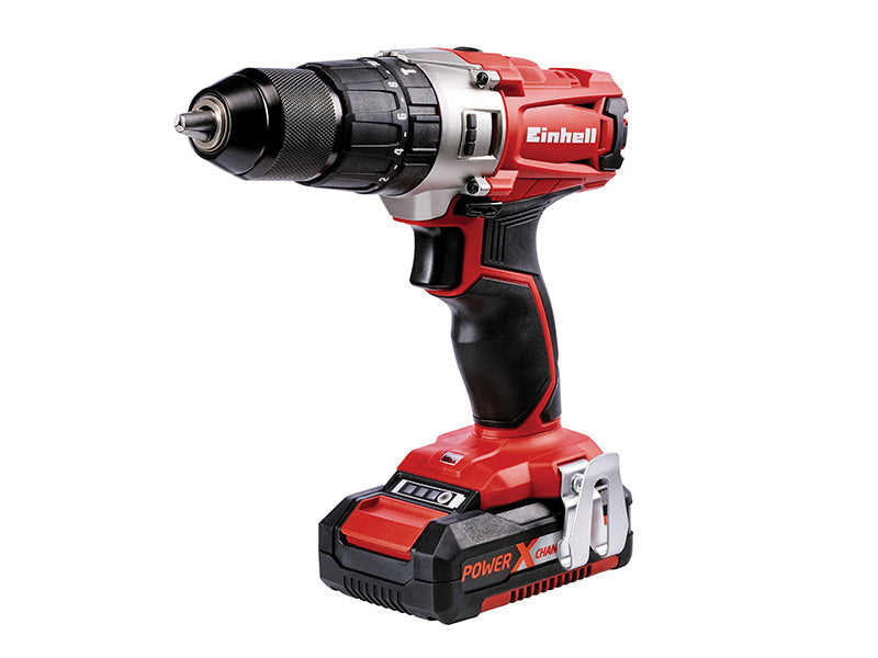 TE-CD 18/2 Li Power X-Change Combi Drill 18V 2 x 1.5Ah Li-ion, Einhell