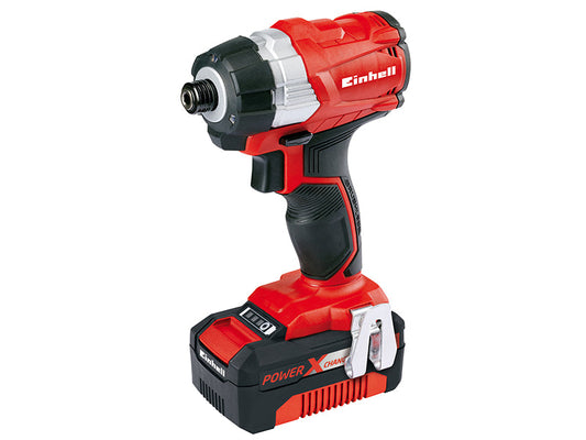 TE-CI 18 Li BL Power X-Change Impact Driver 18V 1 x 4.0Ah Li-ion, Einhell