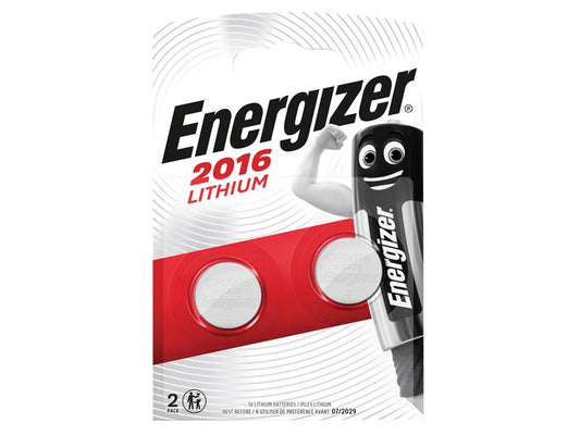 CR2016 Coin Lithium Battery (Pack 2), Energizer®