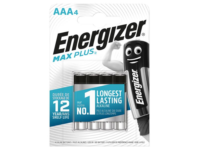 MAX PLUS™ AAA Alkaline Batteries (Pack 4), Energizer®