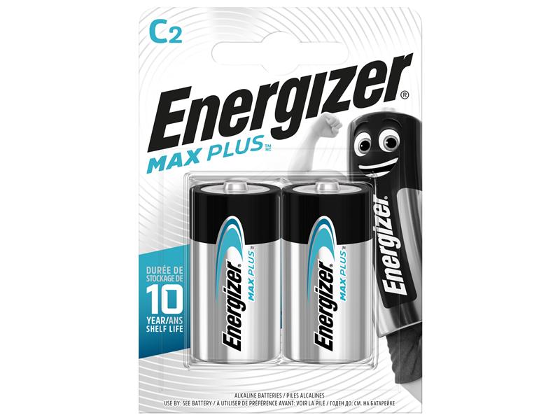 MAX PLUS™ C Alkaline Batteries (Pack 2), Energizer®