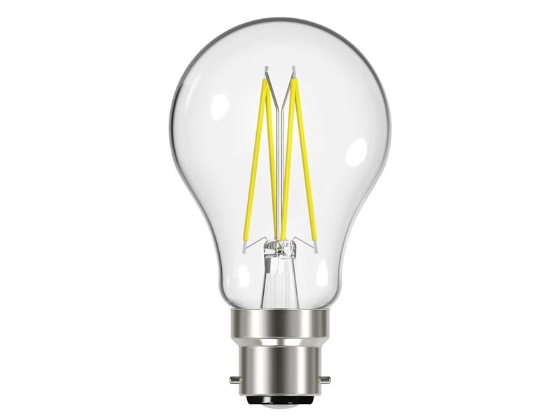 LED BC (B22) GLS Filament Non-Dimmable Bulb, Warm White 470 lm 4W, Energizer®