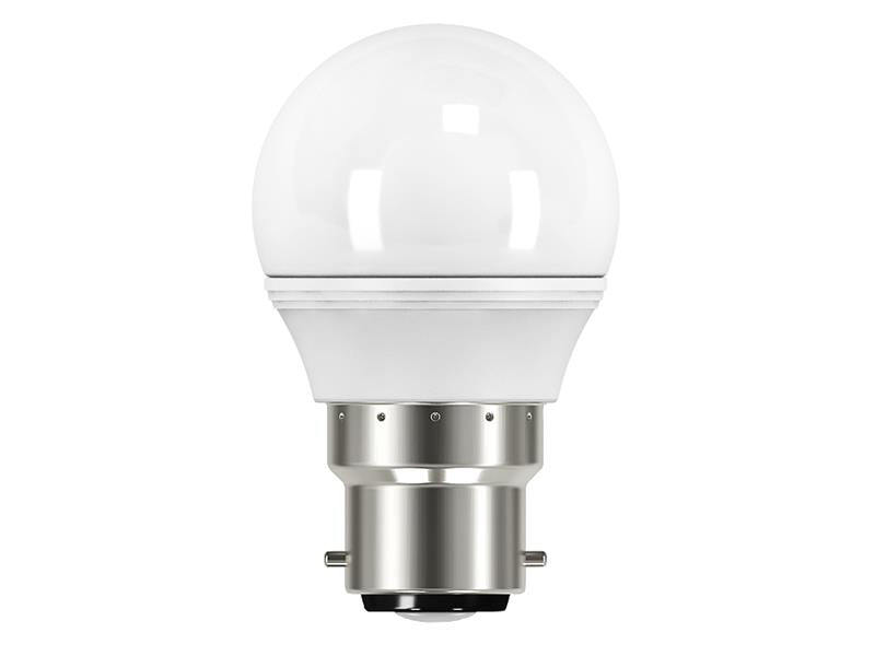 LED BC (B22) Opal Golf Non-Dimmable Bulb, Warm White 470 lm 5.2W, Energizer®