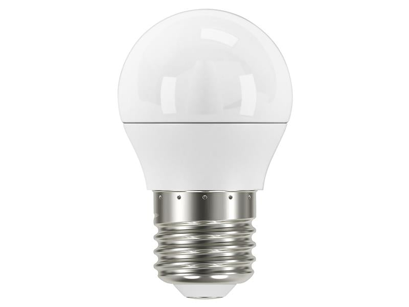 LED ES (E27) Opal Golf Non-Dimmable Bulb, Warm White 470 lm 5.2W, Energizer®