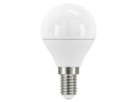 LED SES (E14) Opal Golf Non-Dimmable Bulb, Warm White 470 lm 5.2W, Energizer®