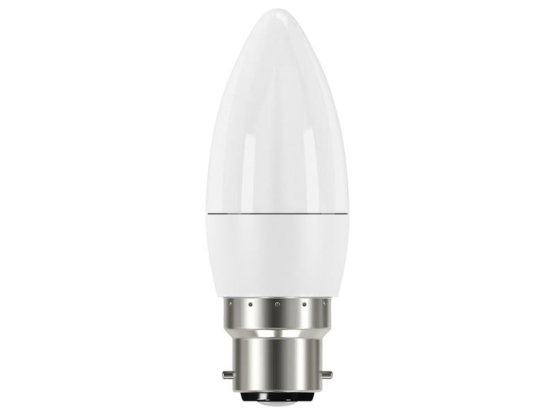 LED BC (B22) Opal Candle Non-Dimmable Bulb, Warm White 250 lm 3.3W, Energizer®