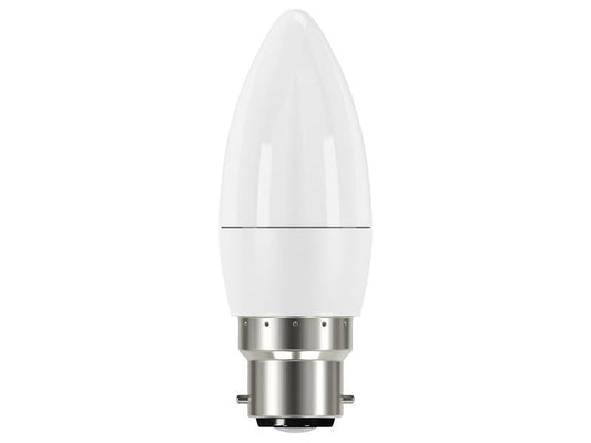 LED BC (B22) Opal Candle Non-Dimmable Bulb, Warm White 250 lm 3.3W, Energizer®