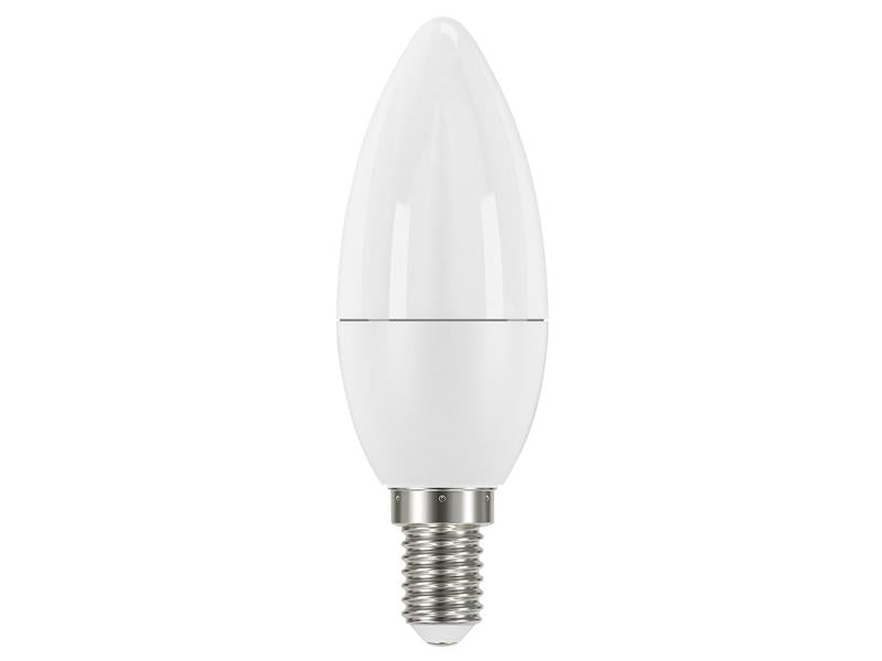 LED SES (E14) Opal Candle Non-Dimmable Bulb, Warm White 470 lm 5.2W, Energizer®