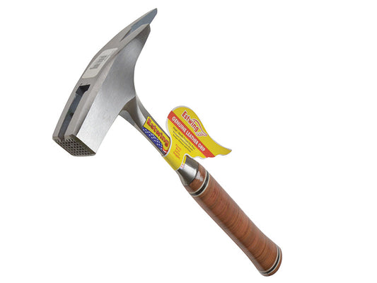 E239MM Roofer's Pick Hammer Leather Grip - Milled Face, Estwing