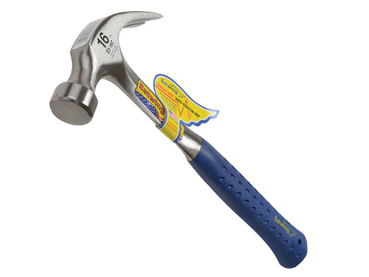 E3/16C Curved Claw Hammer - Vinyl Grip 450g (16oz), Estwing