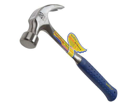 E3/20C Curved Claw Hammer - Vinyl Grip 560g (20oz), Estwing