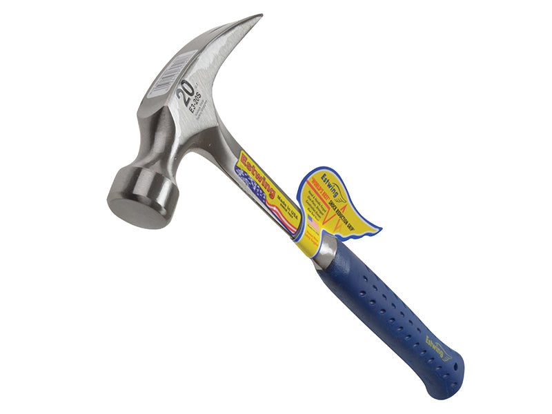 E3/20S Straight Claw Hammer - Vinyl Grip 560g (20oz), Estwing