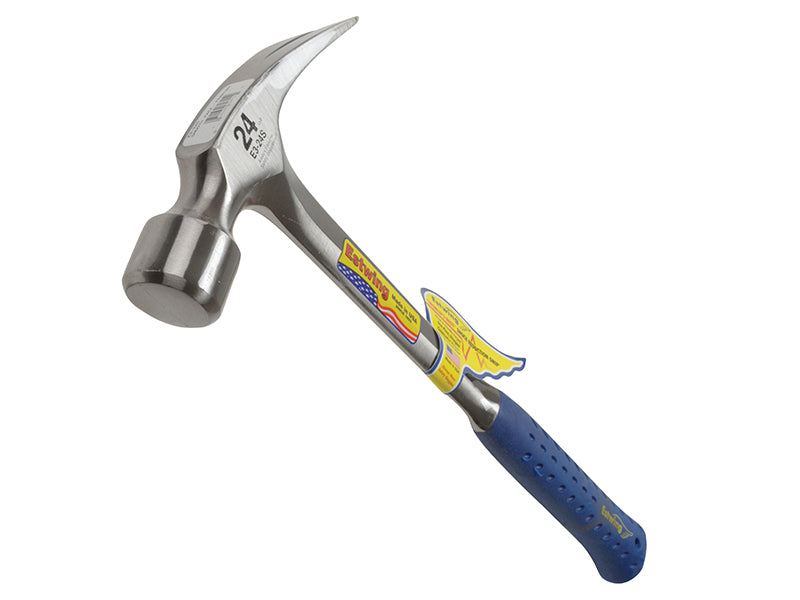 E3/24S Straight Claw Framing Hammer - Vinyl Grip 680g (24oz), Estwing