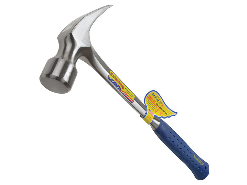 E3/30S Straight Claw Framing Hammer - Vinyl Grip 840g (30oz), Estwing