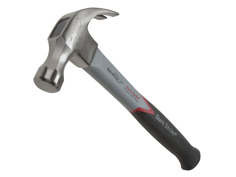 EMRF16C Surestrike Curved Claw Hammer Fibreglass Shaft 450g (16oz), Estwing