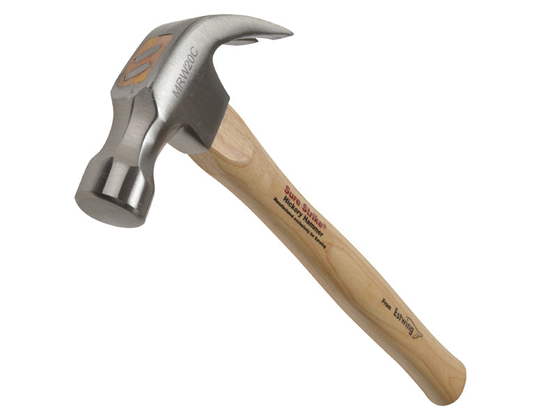 EMRW20C Surestrike Claw Hammer Curved 560g (20oz), Estwing