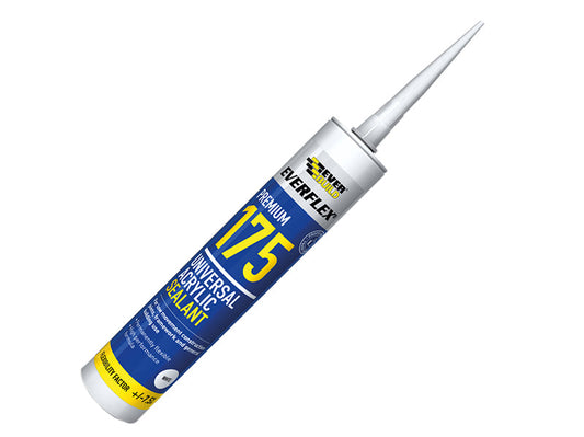 Everflex® 175 Universal Acrylic Sealant White 300ml, Everbuild