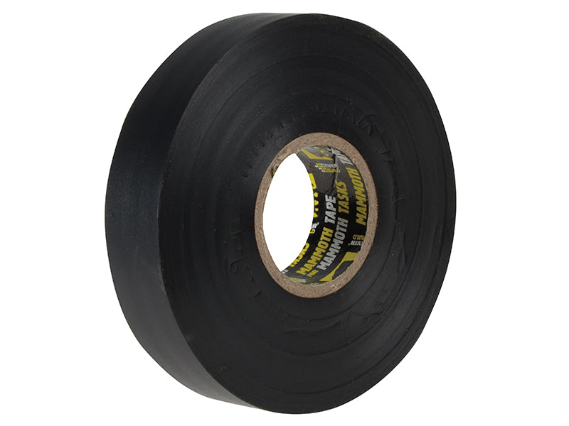 Electrical Insulation Tape Black 19mm x 33m, Everbuild